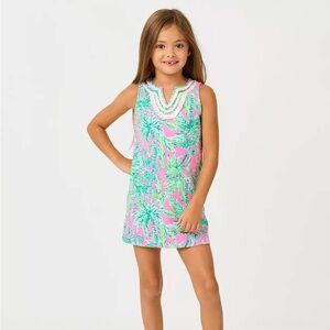 Lilly Pulitzer Kids Mini Harper Shift Dress (Large)